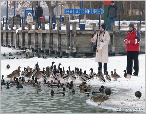 A t&eacute;li Balaton